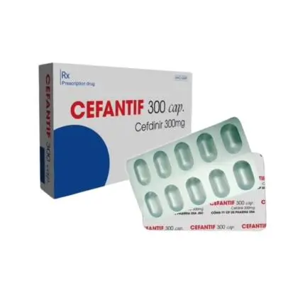 Thuốc Cefantif 300 Cap - Chỉ định cho nhiễm khuẩn nhẹ đến vừa