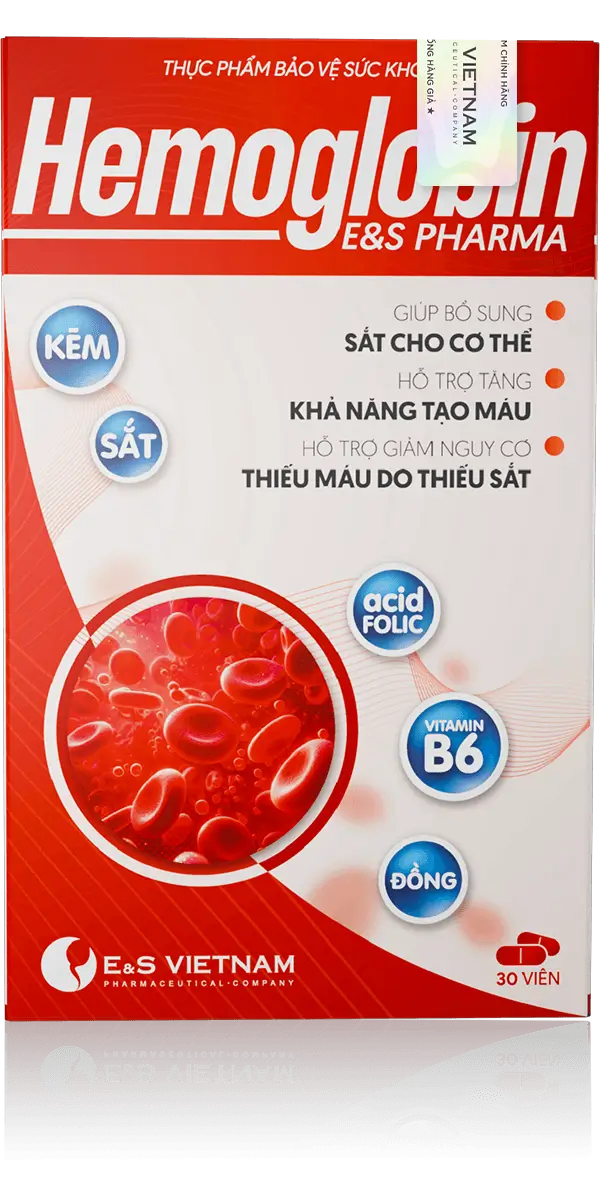 Hemoglobin E&S Pharma bổ sắt bổ máu