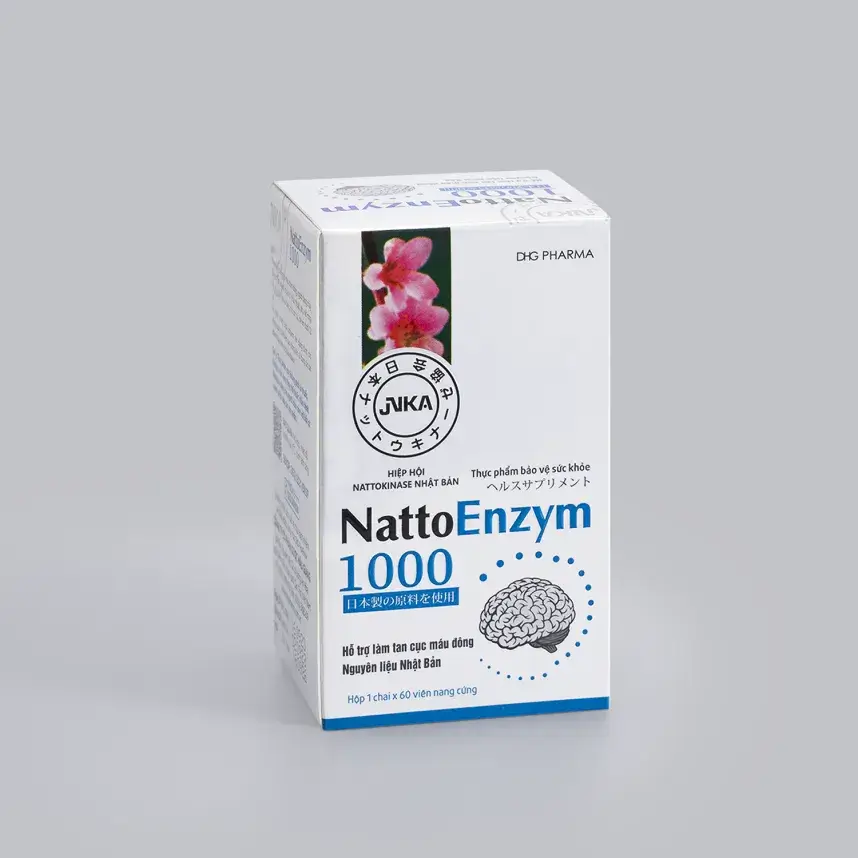 TPBVSK NattoEnzym 1000 giảm nguy cơ tắc nghẽn mạch máu