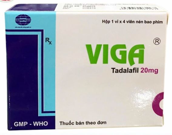 Thuốc Viga-New 20mg Armephaco điều trị rối loạn cương dương (1 vỉ x 4 viên)
