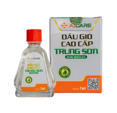 Dầu gió cao cấp Trung Sơn hỗ trợ giảm đau nhức, đau đầu, cảm cúm (7ml)