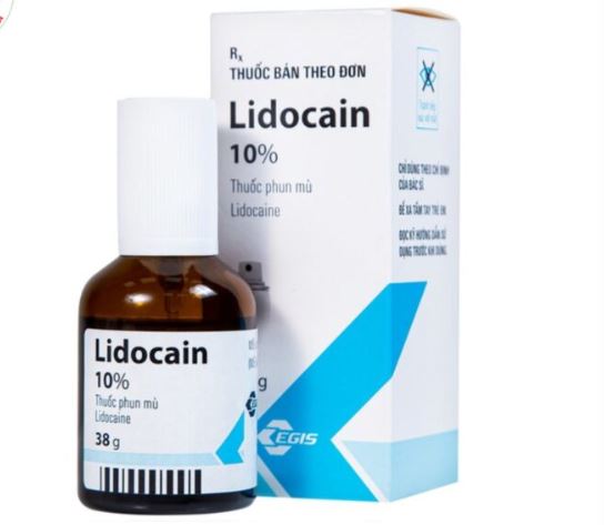 Thuốc Lidocain 10% Egis dùng trong gây tê niêm mạc