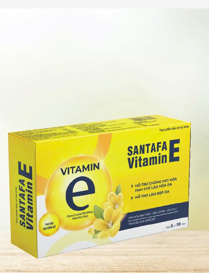 Santafa VitaminE hỗ trợ bổ sung vitamin E cho cơ thể chống oxy hóa làm đẹp cho da
