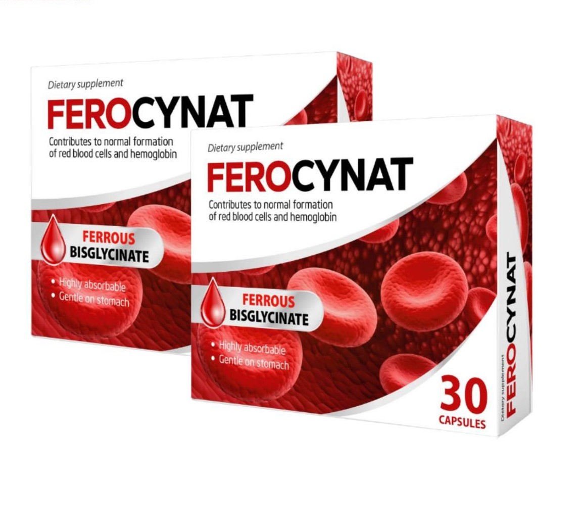 Sắt hữu cơ Ferocynat giúp bổ sung sắt amin, vitamin C và vitamin B6