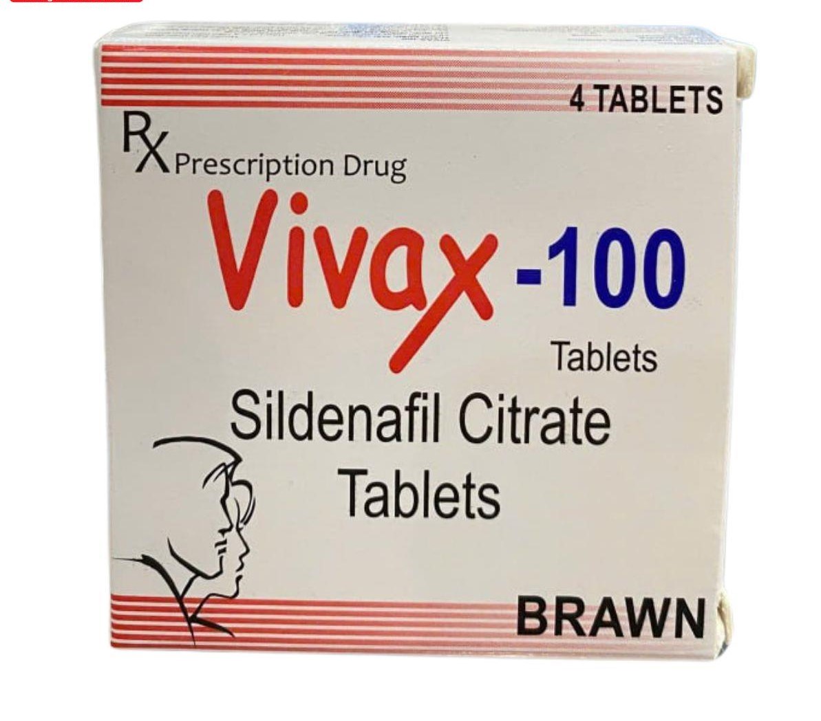 Vivax-100 Brawn giúp hỗ trợ điều trị rối loạn cương dương