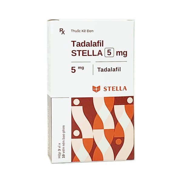 Tadalafil STELLA 5 mg điều trị rối loạn cương dương ở nam giới