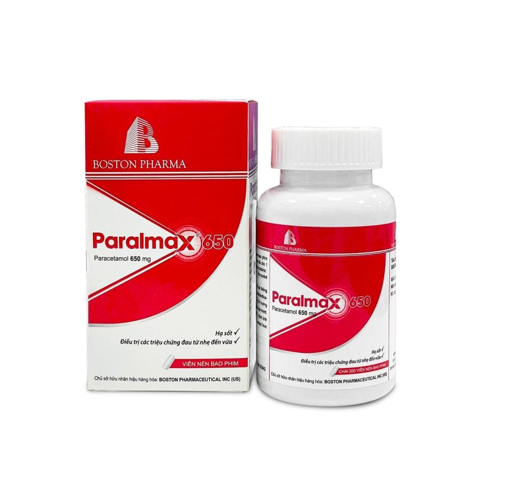 Paralmax 650 giảm đau và hạ sốt