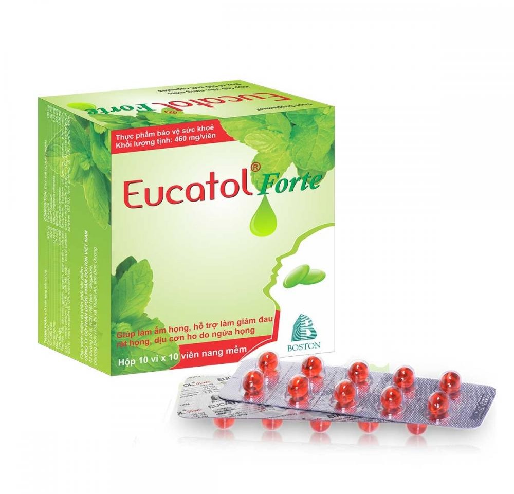 Eucatol Forte giúp giảm ho nhanh