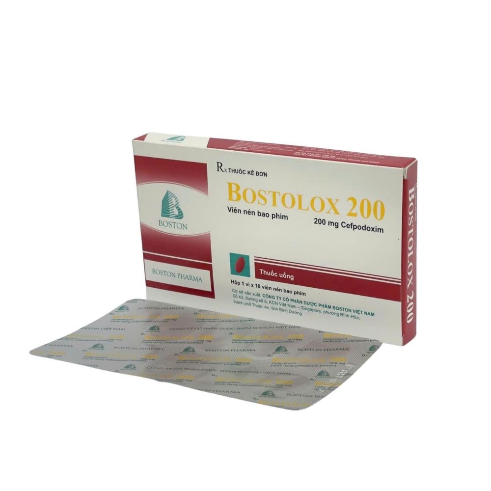 Bostolox 200 giúp điều trị hiệu quả các nhiễm khuẩn đường hô hấp thường gặp